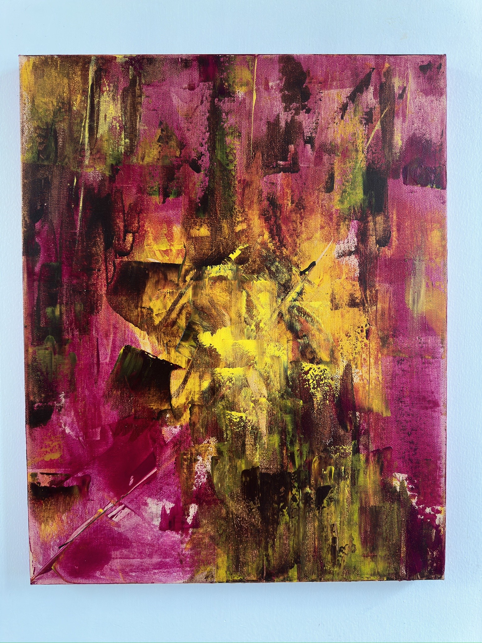 Fire Within 3, 16 x 20 acrylic on canvas